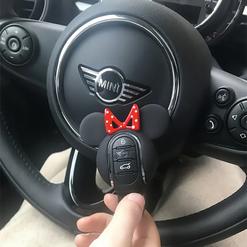 Us 15 99 30 Off Diamond Keychain Decorating Fashion Women Key Case Cover Car Styling Accessories For Mini Cooper S Jcw One F54 F55 F56 F57 F60 In