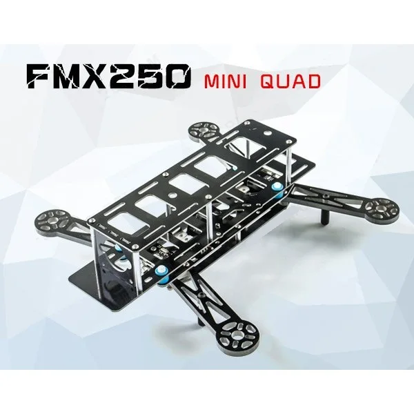 Набор рамок для мини квадрокоптера FMX250 с печатной платой светодиодный|Штативные