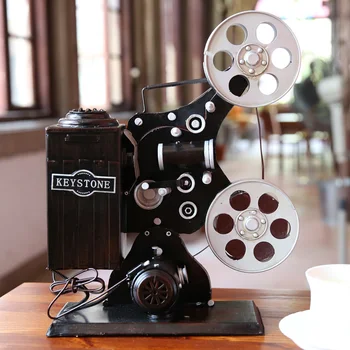 

Vintage Retro nostalgia antique ornaments projector model photography props Cafe window decorations soft furnishings poppy