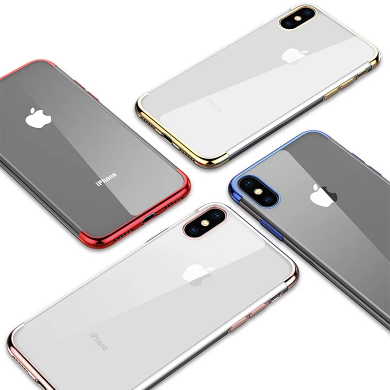 Phone Case For iPhone 7 8 X 3D Transparent Cover 6 S Plus 10 Soft TPU Silicon Shell Capa |