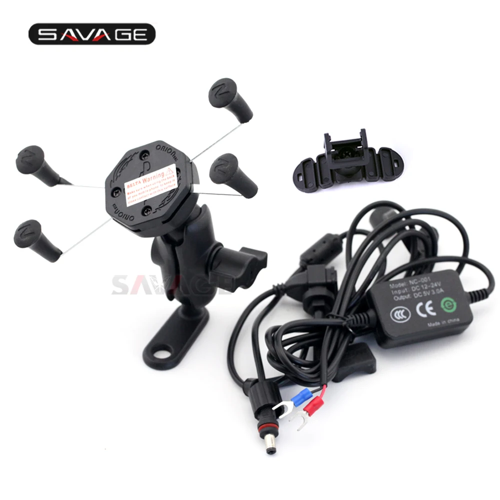 

Phone Holder For KTM 125 DUKE 200 390 690 DUKE R2013-2018 Motorcycle Accessories Navigation Frame Bracket With USB Port Cable