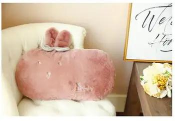 

cute rabbit plush cushion pillow stuffed plush cartoon soft plush toy doll backrest birthday gift