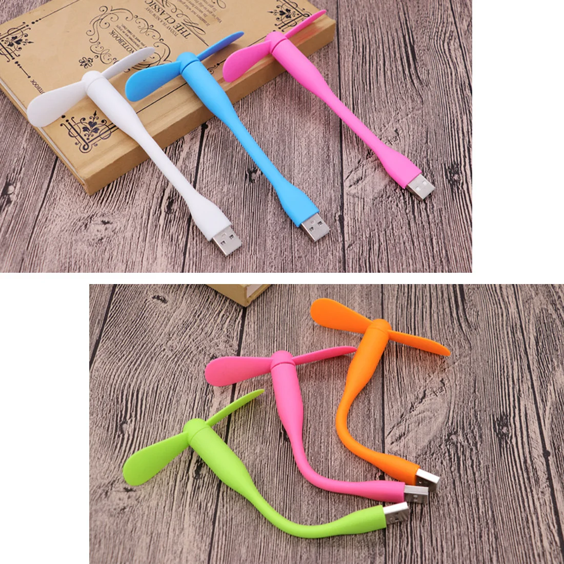 

NOYOKERE USB Fan Flexible portable removable USB Mini Fan For all Power Supply USB Output USB Gadgets