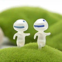 2 шт./компл. автомобиль орнамент Kawaii светящиеся елки эльфы фигурка куклы для фигурка Принцесса Мононоке мультфильм милые АВТОМОБИЛИ Декор Аксессуары