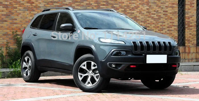 ABS аксессуары из хрома Накладка для болта Silve стикер 4 шт./компл. для Jeep Cherokee