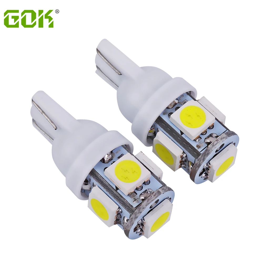 500 шт./лот T10 5SMD 5050 светодиодные лампы белого света t10 5led светодиодное освещение автомобиля лампы для чтения белый Тюнинг автомобилей