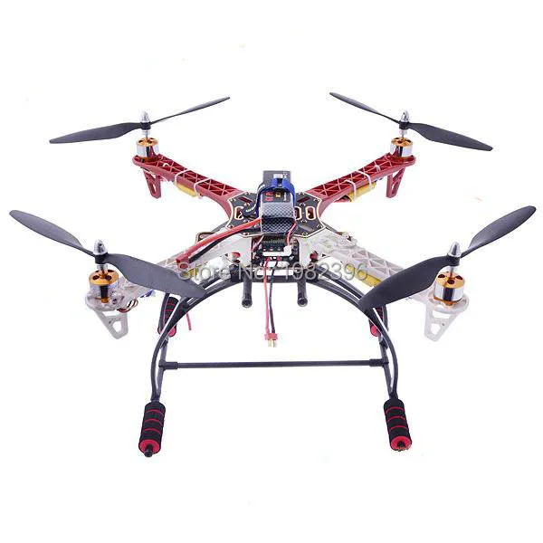 F450 FPV RC Дрон Квадрокоптер комплект+ FS T6+ APM 2,6/MWC+ двигатель+ 30A simonk ESC+ пропеллер+ шасси F450 Мультикоптер