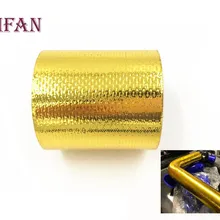 FIFAN " x 5 метров рулон самоклеющиеся отражающие Золотой тепло обертывание барьер Горячая для BMW E36 Z3/318I