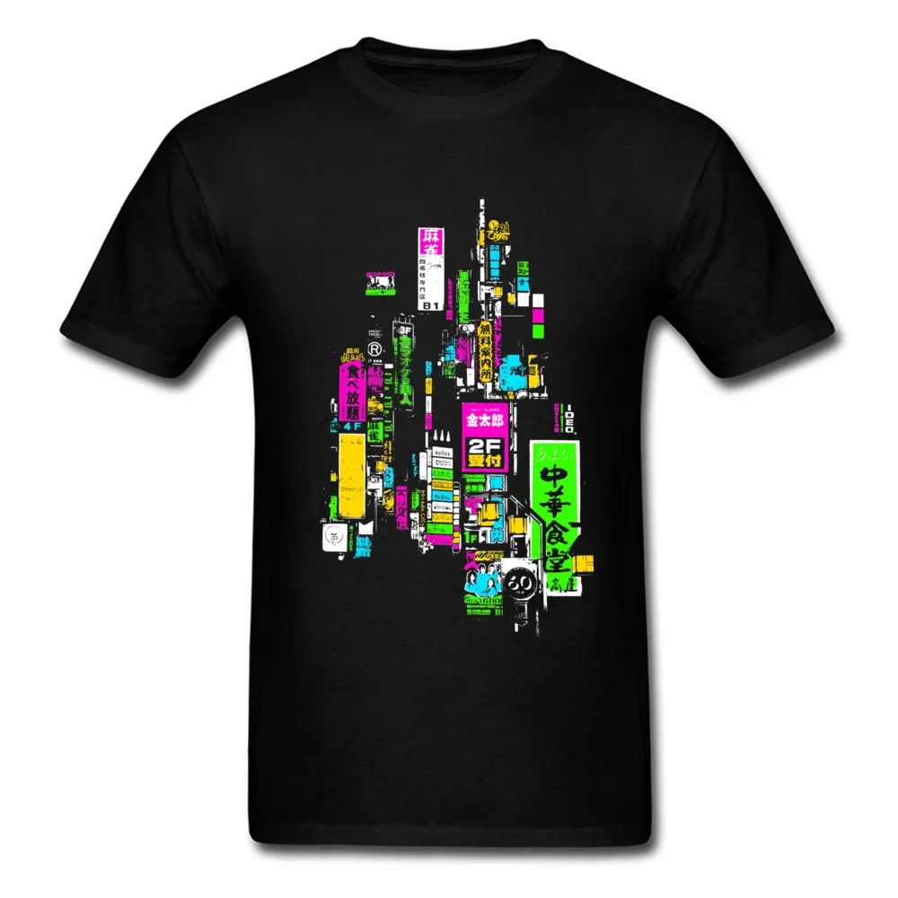 Cotton Fabric Man Short Sleeve Tokyo T Shirt Casual Tops & Tees New Coming Birthday O Neck Tops Shirt Top Quality Tokyo black