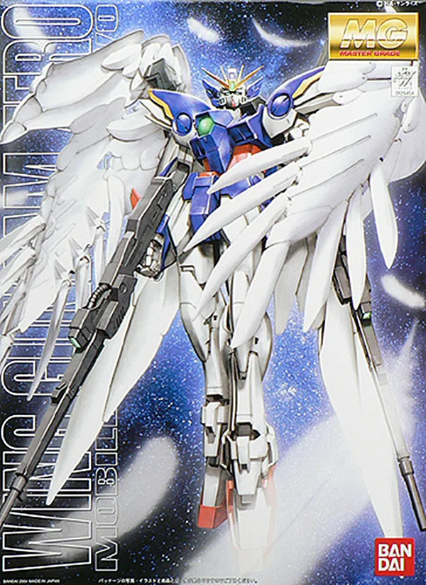 

Bandai MG 1/100 XXXG-00W0 Wing W-Gundam Zero Custom Assembly Model Kits Action Figure