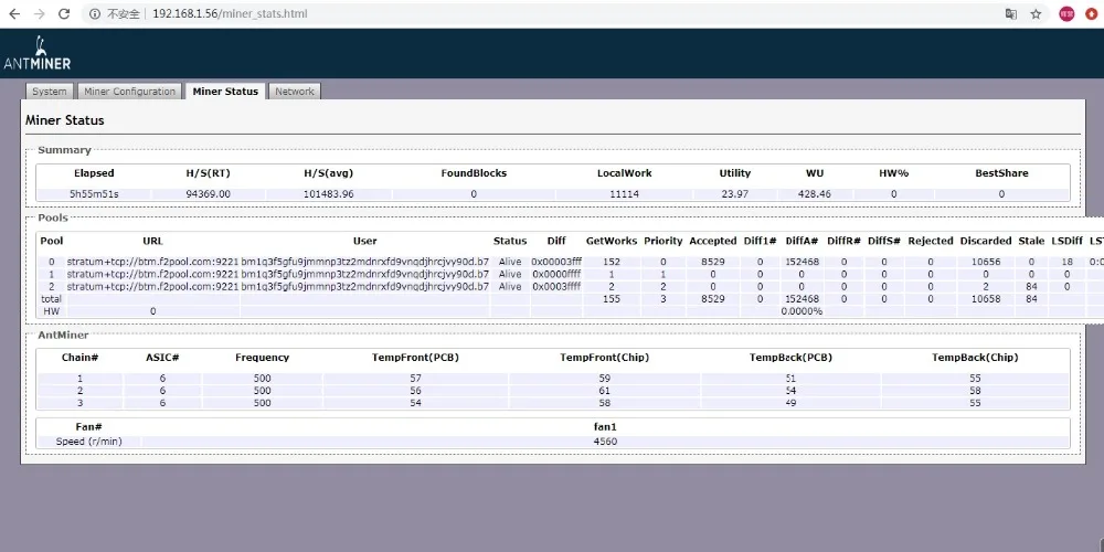 Б/у только 90% tensority miner BTM miner asic 96 к/с ANTMINER b7 только 538 Вт низкая мощность электронный Майнинг