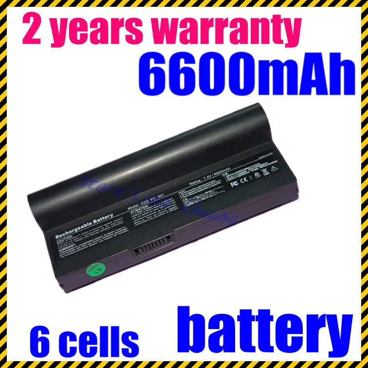 JIGU Specil Price New 6600mah laptop battery FOR ASUS Eee PC 901 904HD 1000 1000H 1000HD