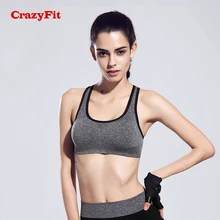 CrazyFit спортивный бюстгальтер больших размеров для женщин XXXXL 4XL с открытой спиной Мягкие Йога тренажерный зал бюстгальтеры тренировочные для бега для фитнеса для спорта бюстгальтер нижнее белье