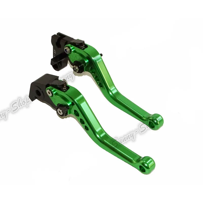 Brake Clutch Levers Short Green A