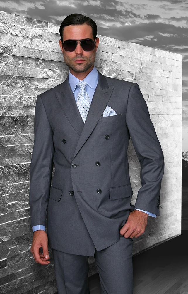 calvin klein double breasted suit