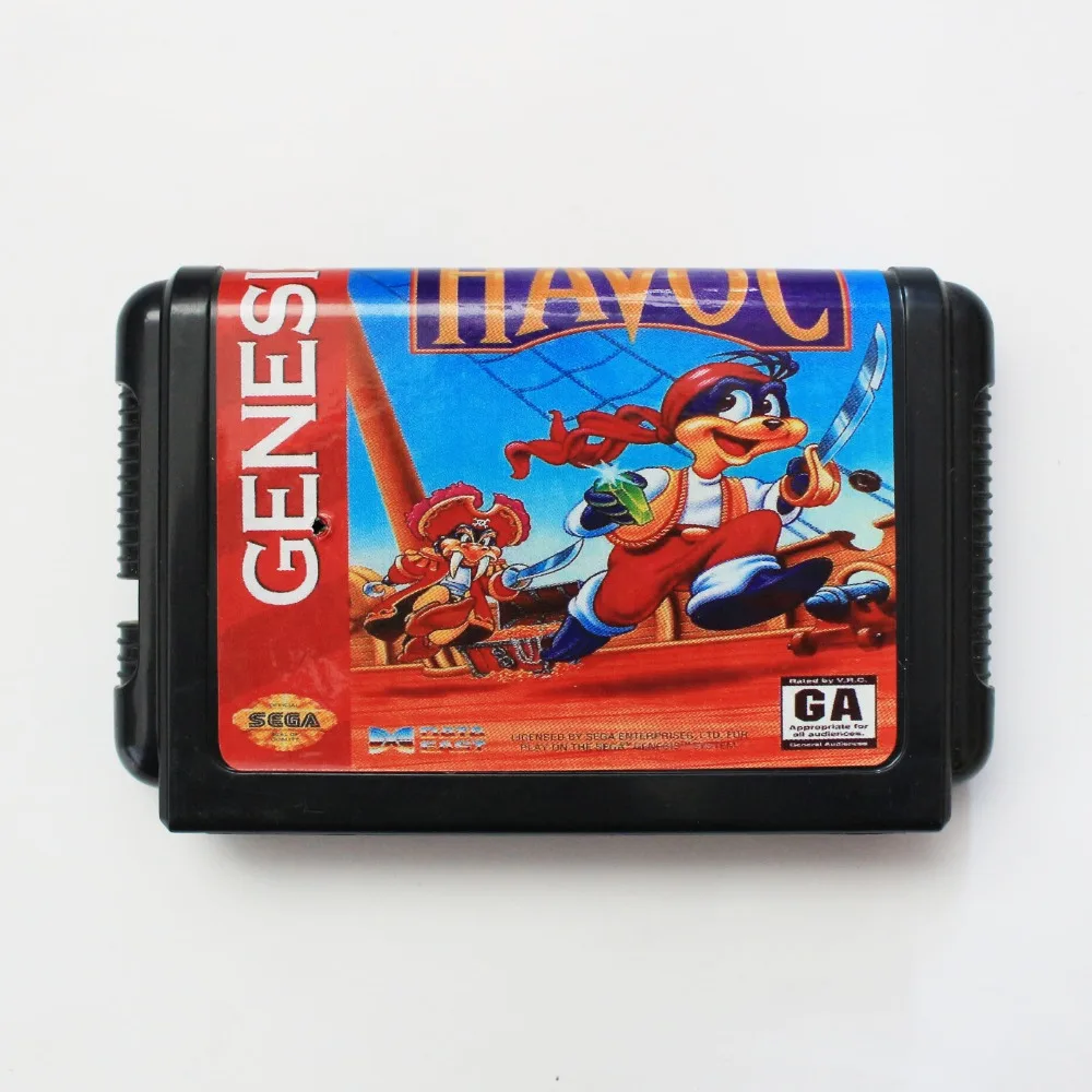 

Havoc 16 Bit MD Game Card For Sega Mega Drive For Genesis