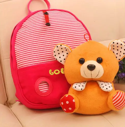 Childrens-Cartoon-Bear-Schoolbag-Kid-Child-Backpack-Shoulder-Backpack-Bookbags