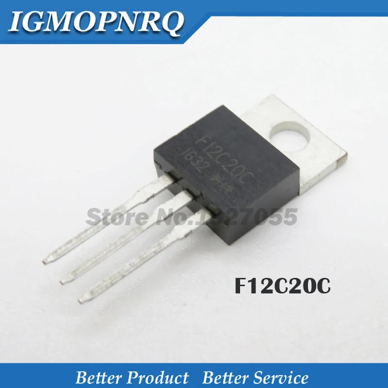 10 шт. F12C20C TO220 F12C20 TO-220 12C20 Новинка | Электронные компоненты и принадлежности