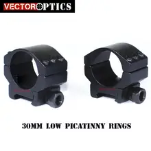 Векторная оптика 30 мм экстремально низкий прицел шесть болтов кольцо Weaver крепления 20 мм база для тактических и охотничьих