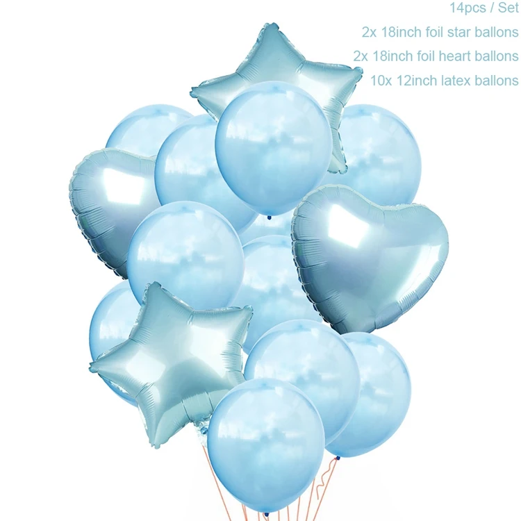 Йориу его мальчик вечерние латексные конфетти для воздушного шара 1-й День рождения украшения для детской вечеринки