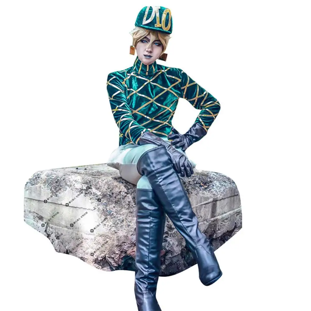 JoJo's Bizarre Adventure Diego Brando DIO Christmas Party Halloween Uniform Outfit Cosplay Costume Customize Any Size