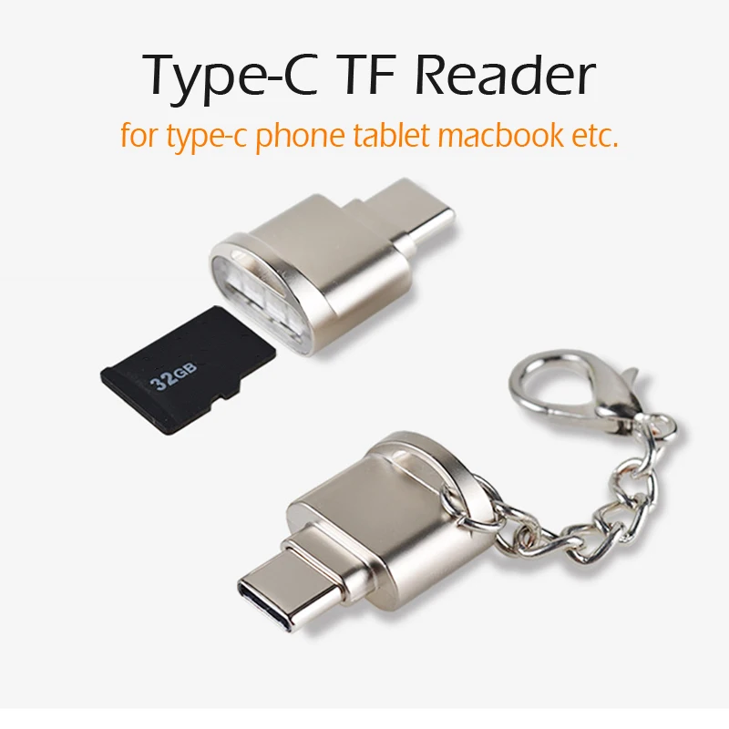 USB 3,1 Type C кард-ридер USB-C TF Micro SD OTG адаптер Type-C кард-ридер для Samsung Macbook Huawei LeTV