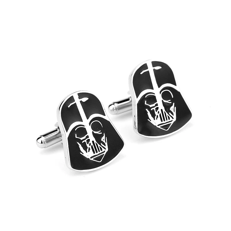 

Star Wars Falcon Destroyer StormTrooper Darth Vader Cufflink Wholesale For Mens Brand Cuff buttons Cuff links Jewelry