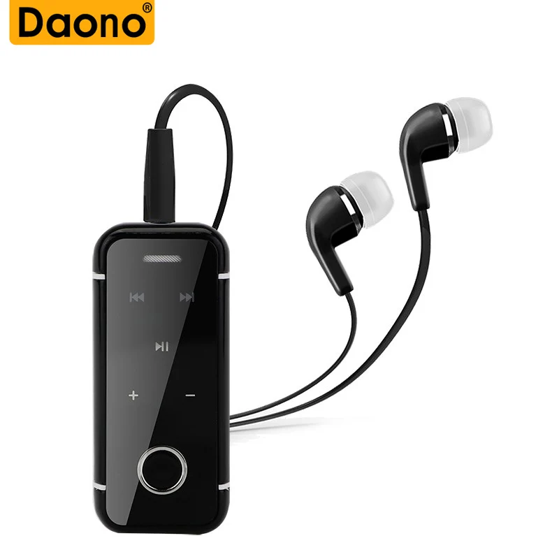 DAONO i6s Bluetooth наушники беспроводной громкой связи гарнитура с микрофоном Звонки голос напомнить носить клип драйвер