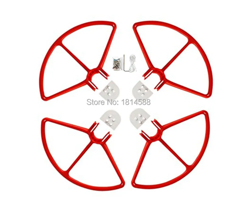 Dji Phantom 3 Phantom 2 Phantom 1 Lama Dell'Elica Anello Protettivo Rosso Anello Di Protezione Manicotto Protettivo