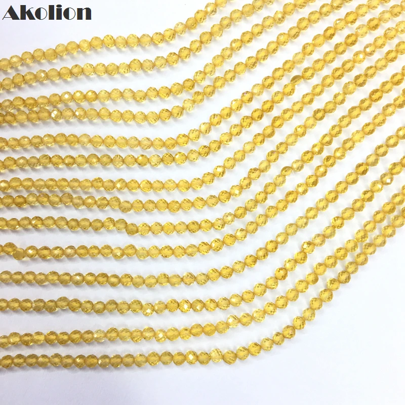 citrine faceted  3mm6