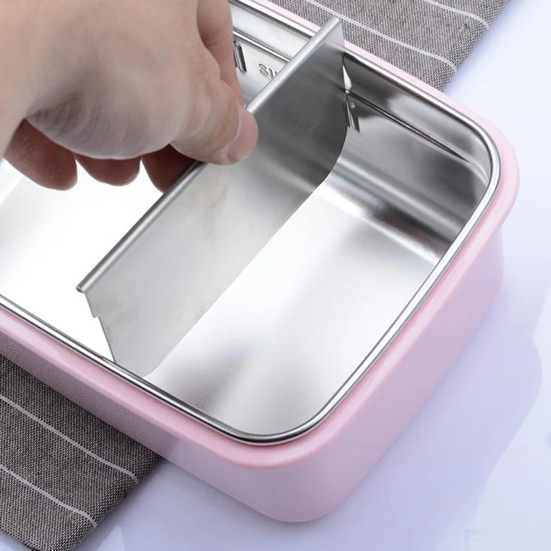 Korea Japanese Style Kids Bento Lunch Box Stainless Steel Portable Sushi Food Storage Container School Student China Meal Prep