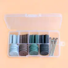 40 шт. стоматологическая силиконовая резина полировальный круг полировщик и 5 шт. хвостовик оправки