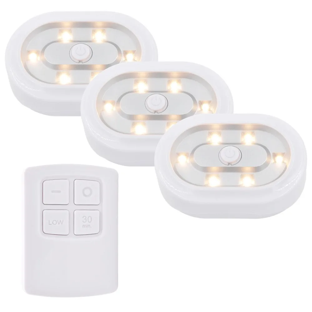Remote Controlled Dimmable LED Light Battery Powered Wireless