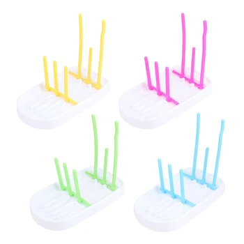 

Baby Bottle Holder Cleaning Dryer Rack Nipple Pacifier Removable Storage Shelf