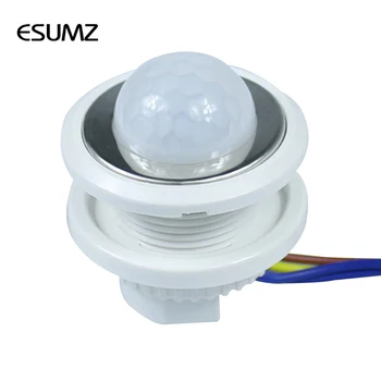 

Free AC100-240V PIR Infrared Motion Sensor Switch the ceiling time delay adjustable mode detector switching