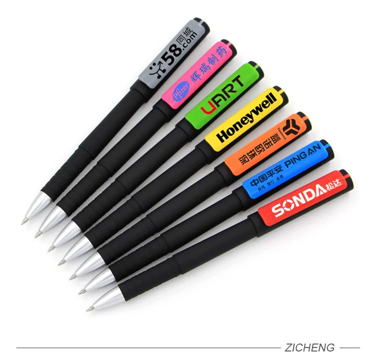 Milímetros de Tinta Impressão do Logotipo Caneta de Alta-grade Caneta Preta Pçs - Set Publicidade Personalizado Promocional Logotipo Gel 0.5 500 Mod. 112941 7 Cheap Canetas de gel