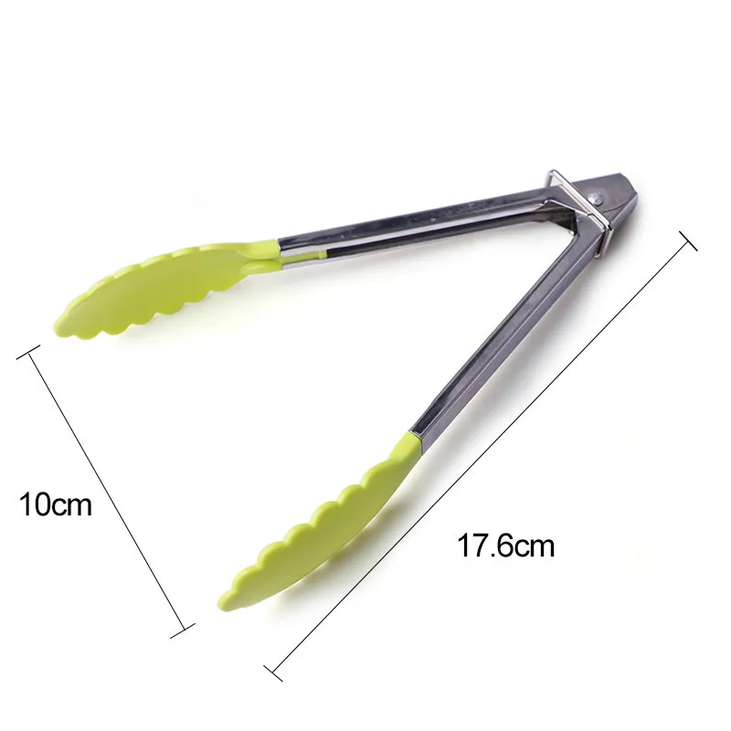 1pcs-7-Inch-Plastic-Tongs-Tips-Kitchen-Mini-Tong-Heat-Resistant-Plastic-Cooking-Tongs-Steel-Food