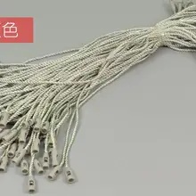 Хорошего качества серый бирка строка в одежды, бирка строки шнура для одежды, нанизывая цена hangtag печать голова-пуля