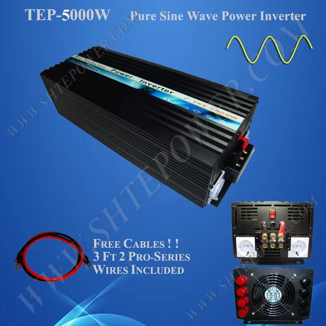 5 кВт постоянного тока в AC инвертор питания 24 В 220 В 5000 Вт/пик 10000 Вт