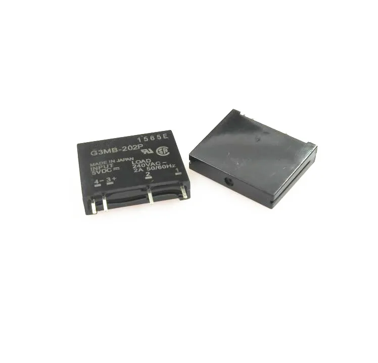 

Free shipping 5pcs/lot G3MB-202P-DC5V G3MB-202P DC5V DC-AC PCB SSR In 5VDC,Out 240V AC 2A Solid State Relay