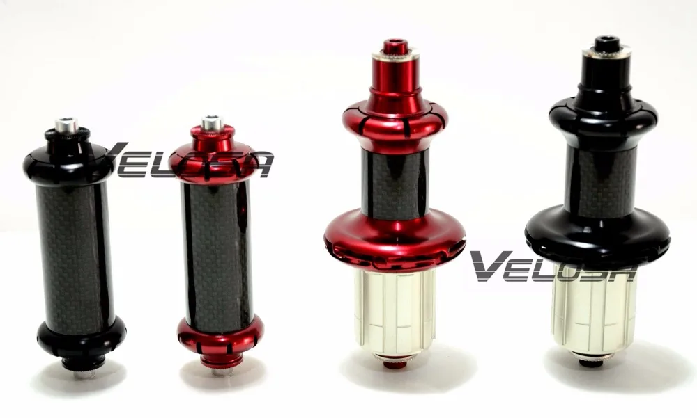 Velosa Racing 60 черная серия углеродная колесная установка, 700C дорожный велосипед супер легкие Углеродные колеса, 60 мм клинчер/трубчатые, керамические подшипники