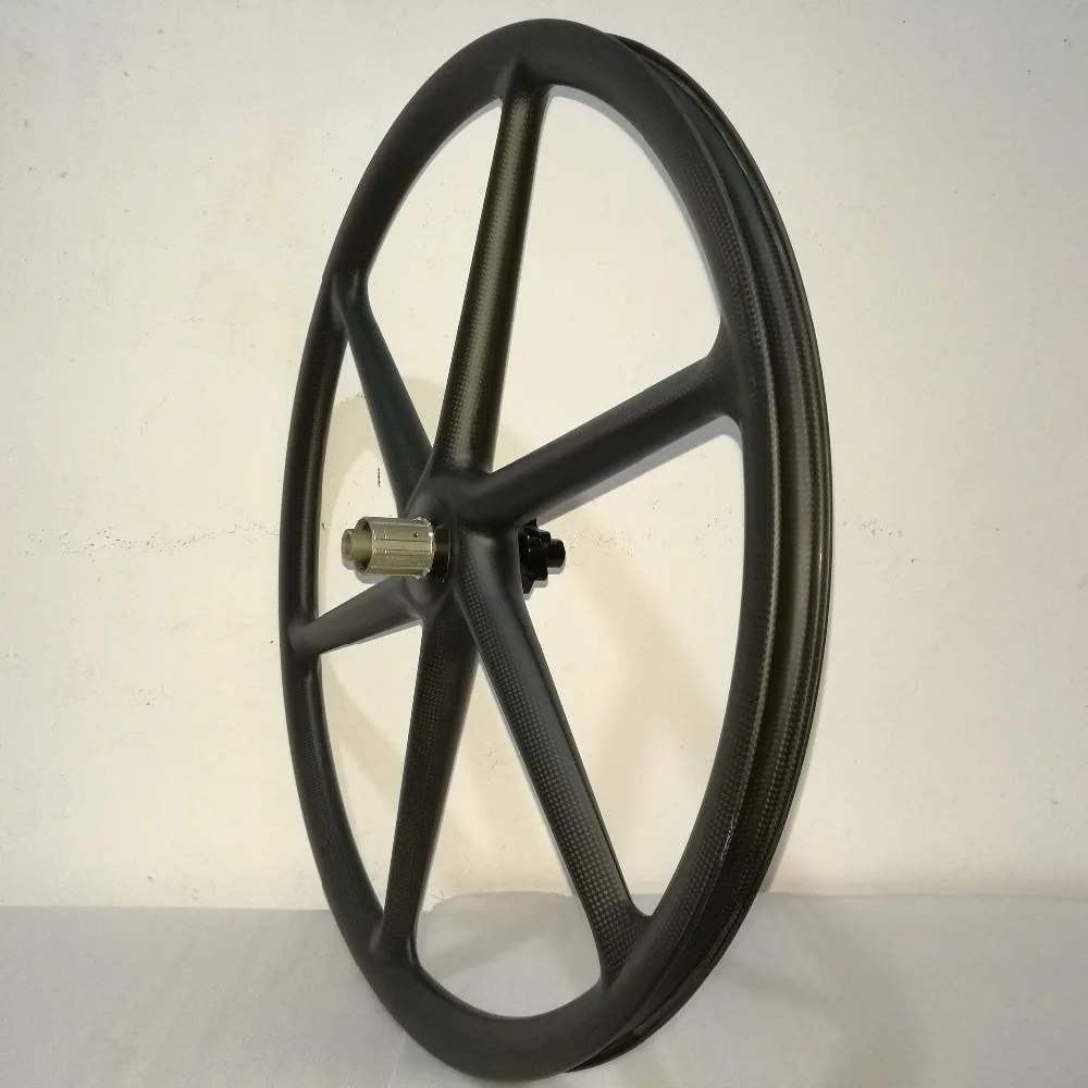 Discount Custom logo 27.5er mtb carbon wheels 6 spokes wheels six spoke mtb carbon wheelset 27.5inch tubeless clincher Compatible 5