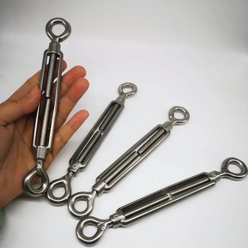 

4pc Fence wire tensioner M8 turnbuckle with eye and eye