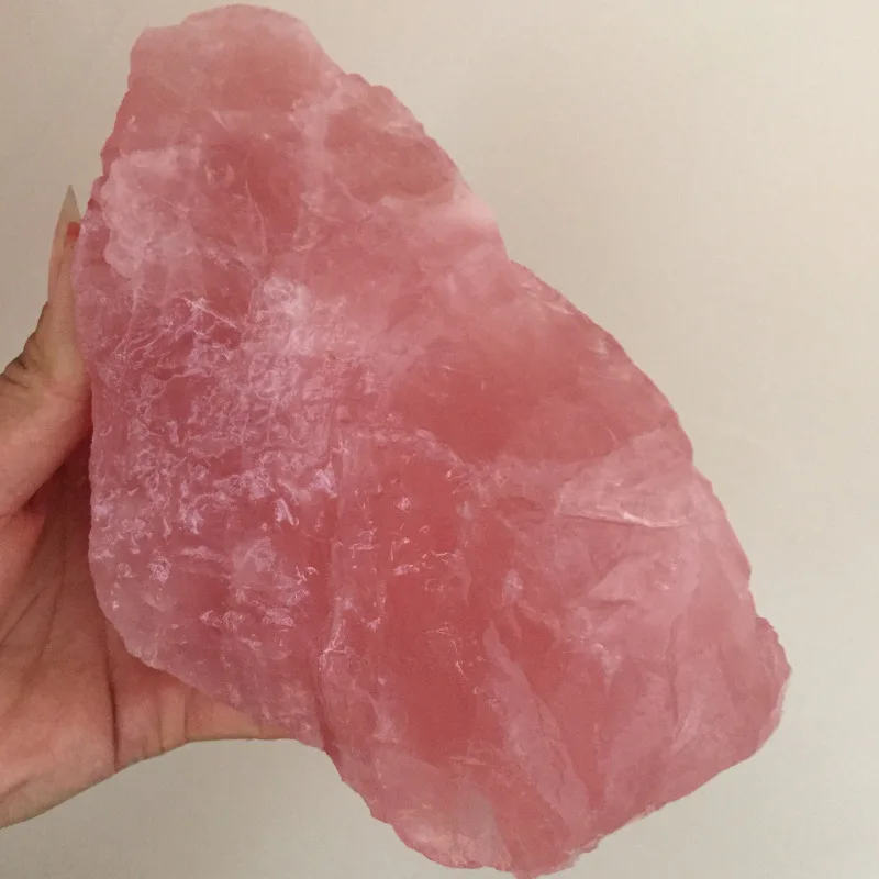 Натуральный Необработанный розовый кварцевый кристалл 50 г|crystal stone|natural stones and