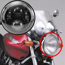 7 inch Round LED Motorcycle Head Light 7″Led Headlight Lamp with Angle Eye For Honda CB400 CB500 CB1300