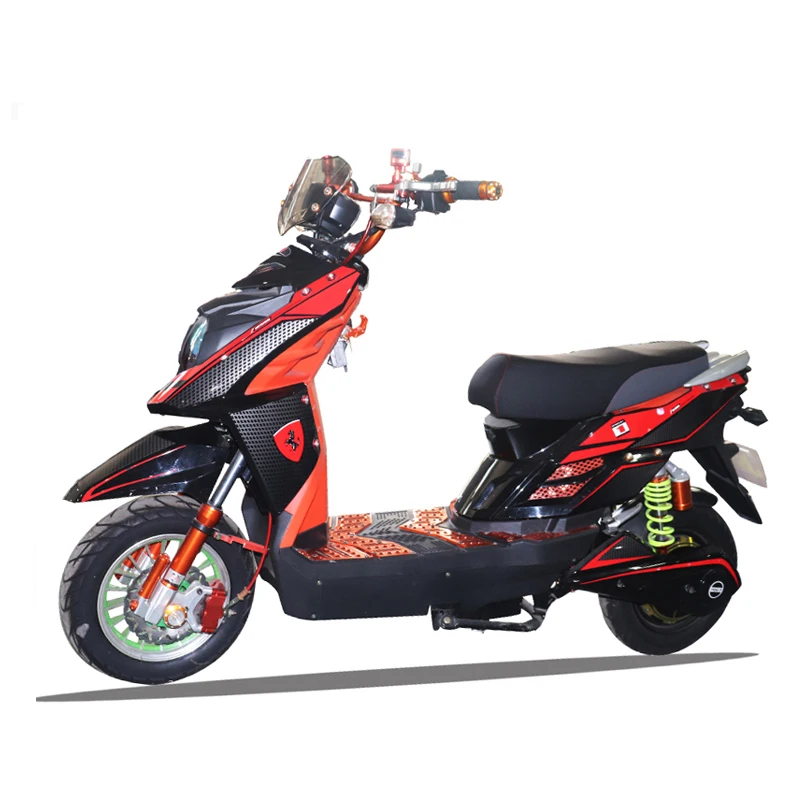 Электрический скутер мотоцикл с 60 в 20AH свинцово-кислотный алюминиевый сплав рама 30-50 км/ч Электрический велосипед мощный бесщеточный мотор Ebi