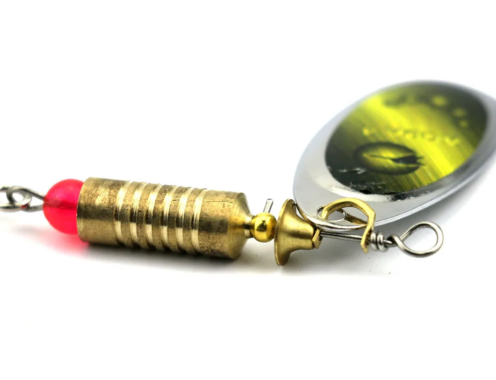 Hengjia 7 см 8.8 г металла Троллинг Spinnerbaits блесток Spinner ложки Щука карп форель сом рыболовные приманки рыболовные снасти для пески