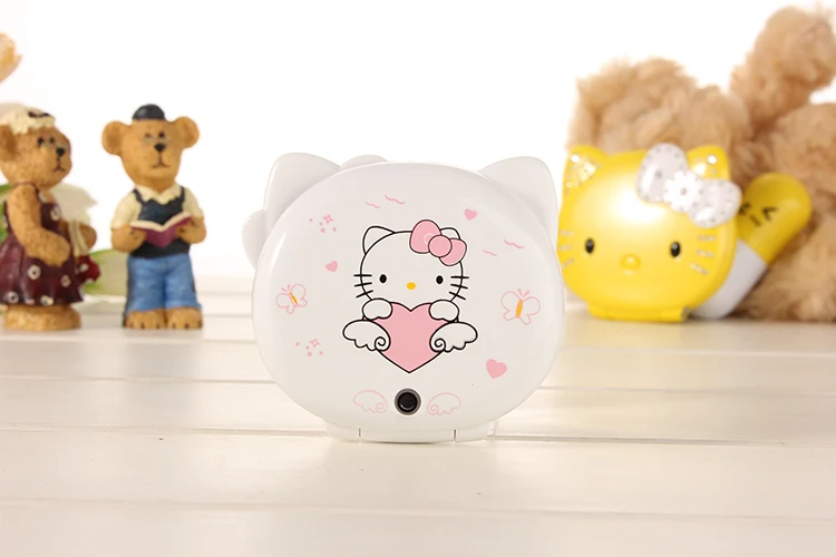 Флип Прекрасный милый мини мобильный телефон с мультяшками hello kitty телефона для детей обувь девочек Dialer вибрации Bluetooth Low Radiation