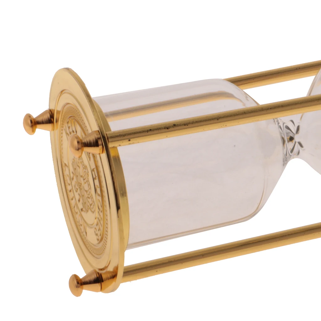 3 style Retro Metal Frame Empty Hourglass Sandglass Sand Timer Home Decor Kids Science Early learning Toys Set