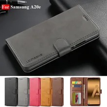 Чехол для samsung A20e, кожаный Винтажный чехол для телефона samsung Galaxy A20e, чехол-книжка 360, чехлы-портмоне для Hoesje samsung A20e, чехол